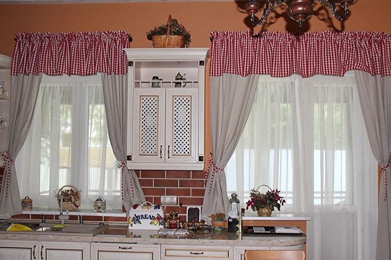 Kjøkken gardiner - foto