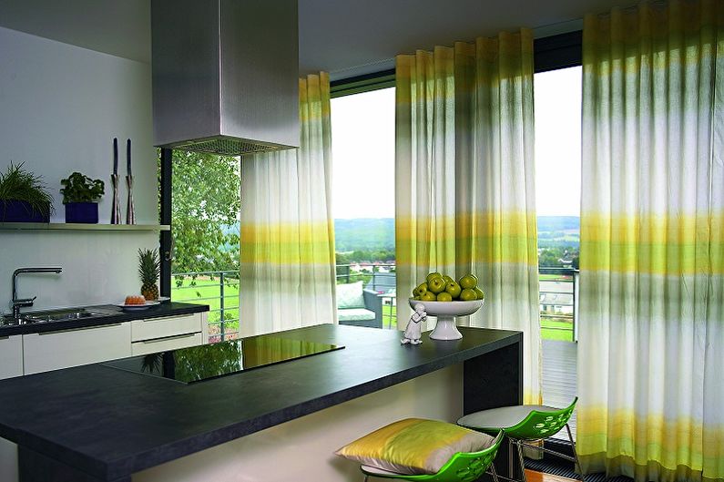 Kjøkken gardiner - Hvilken farge å velge