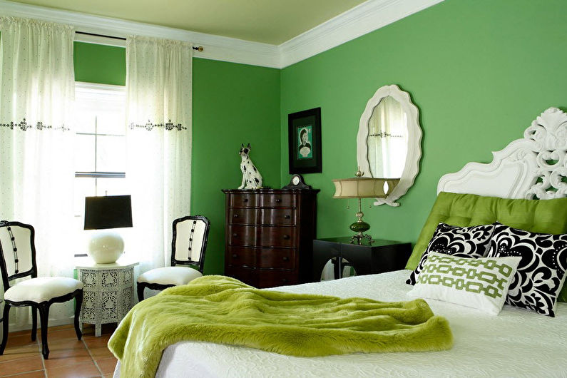 Zelená farba v interiéri - Vplyv na psychiku, vlastnosti