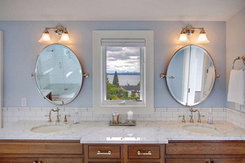 Typer av badrumsspeglar - Upplyst spegel