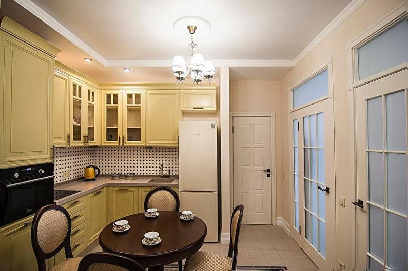 Cozinha Clássica Amarela - Design de Interiores