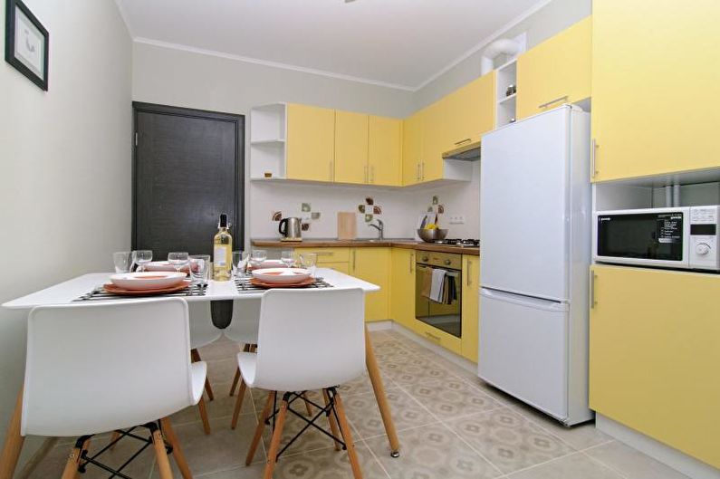 Cozinha amarela: 85 fotos e ideias
