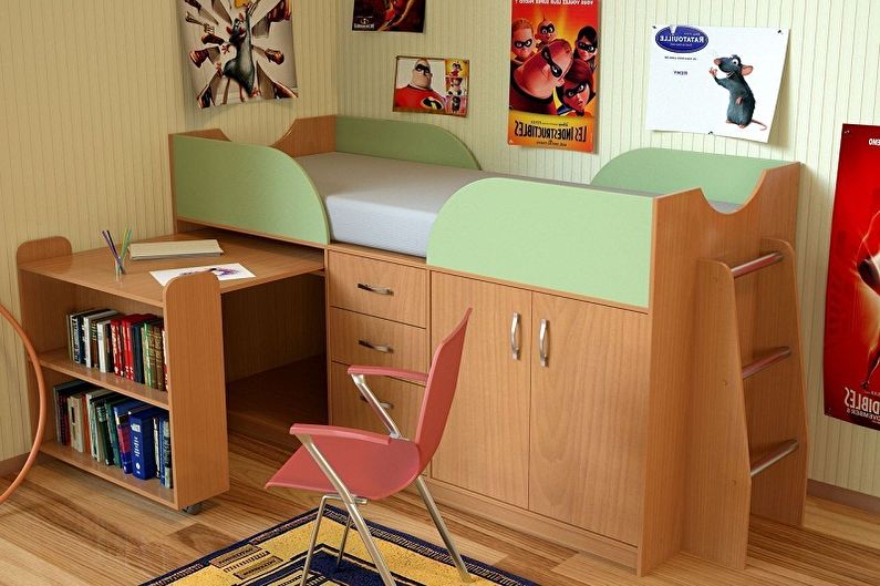 Kako zonirati sobo za starše in otroka - Ureditev otroške sobe